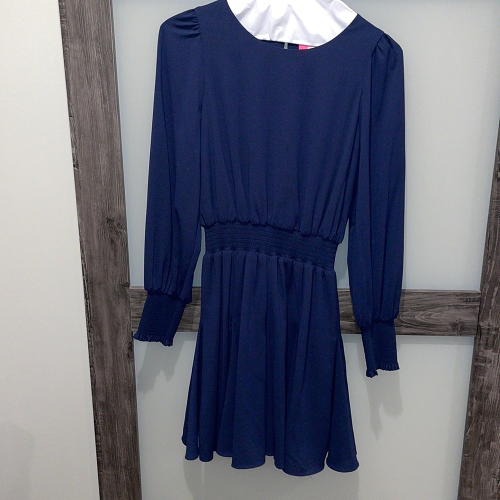 Sold Lilly Pulitzer navy blue dress size 6